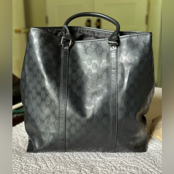 Gucci Implement black tote back Great condition Double handles black - Picture 15 of 16